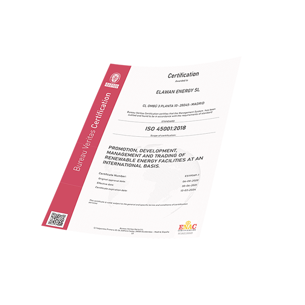 Certificates ISO 45001